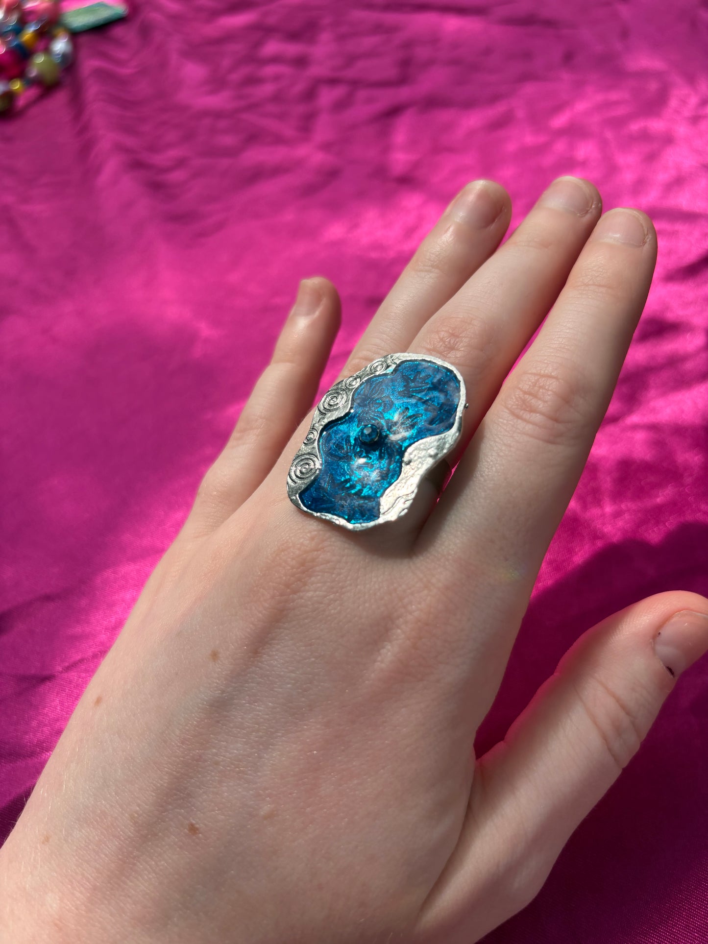 Circle Ripple Ring