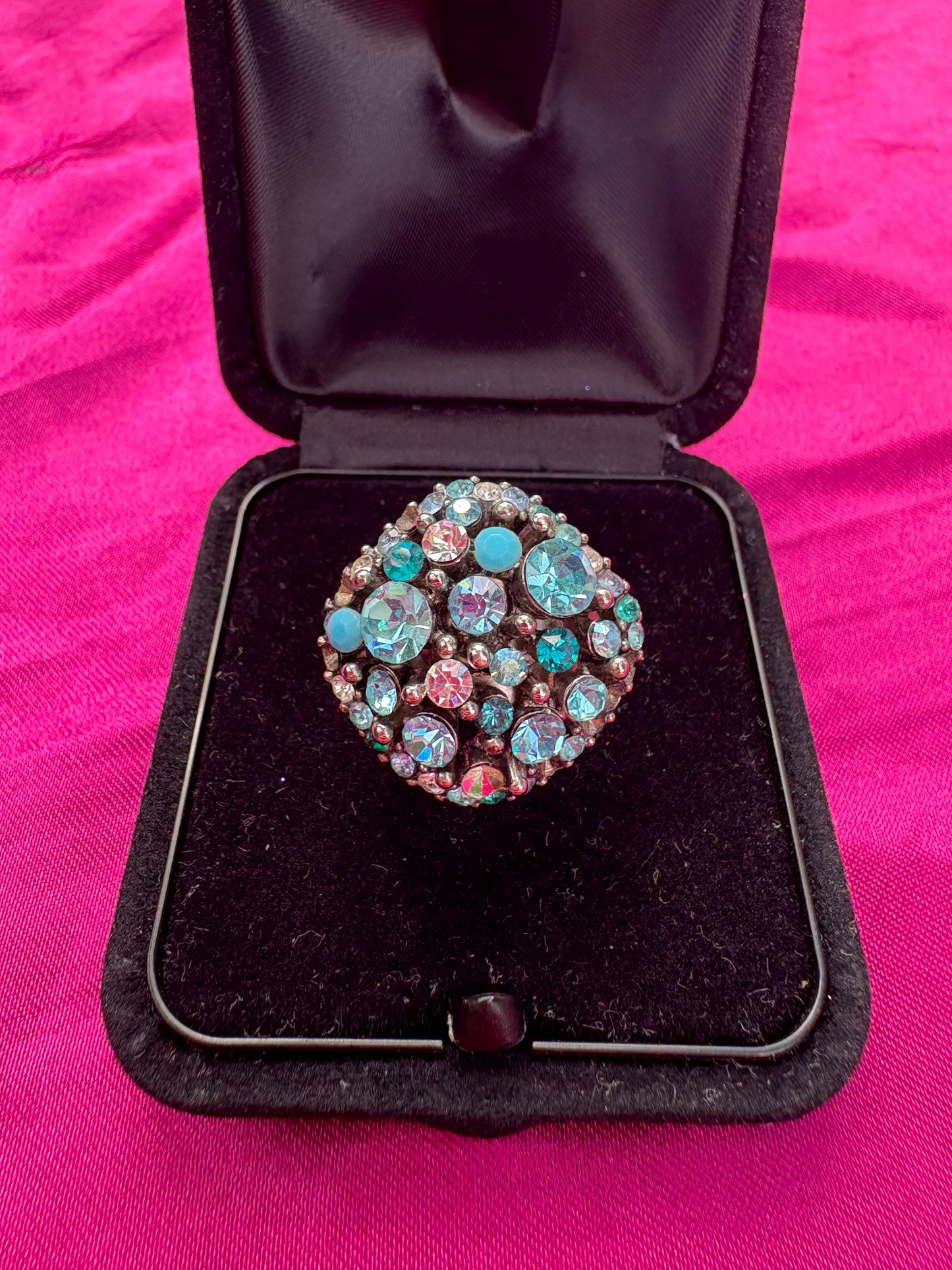 Rhinestoned Ring
