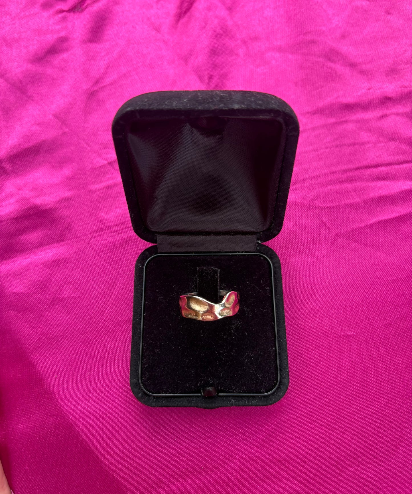 Gold Ripple Ring