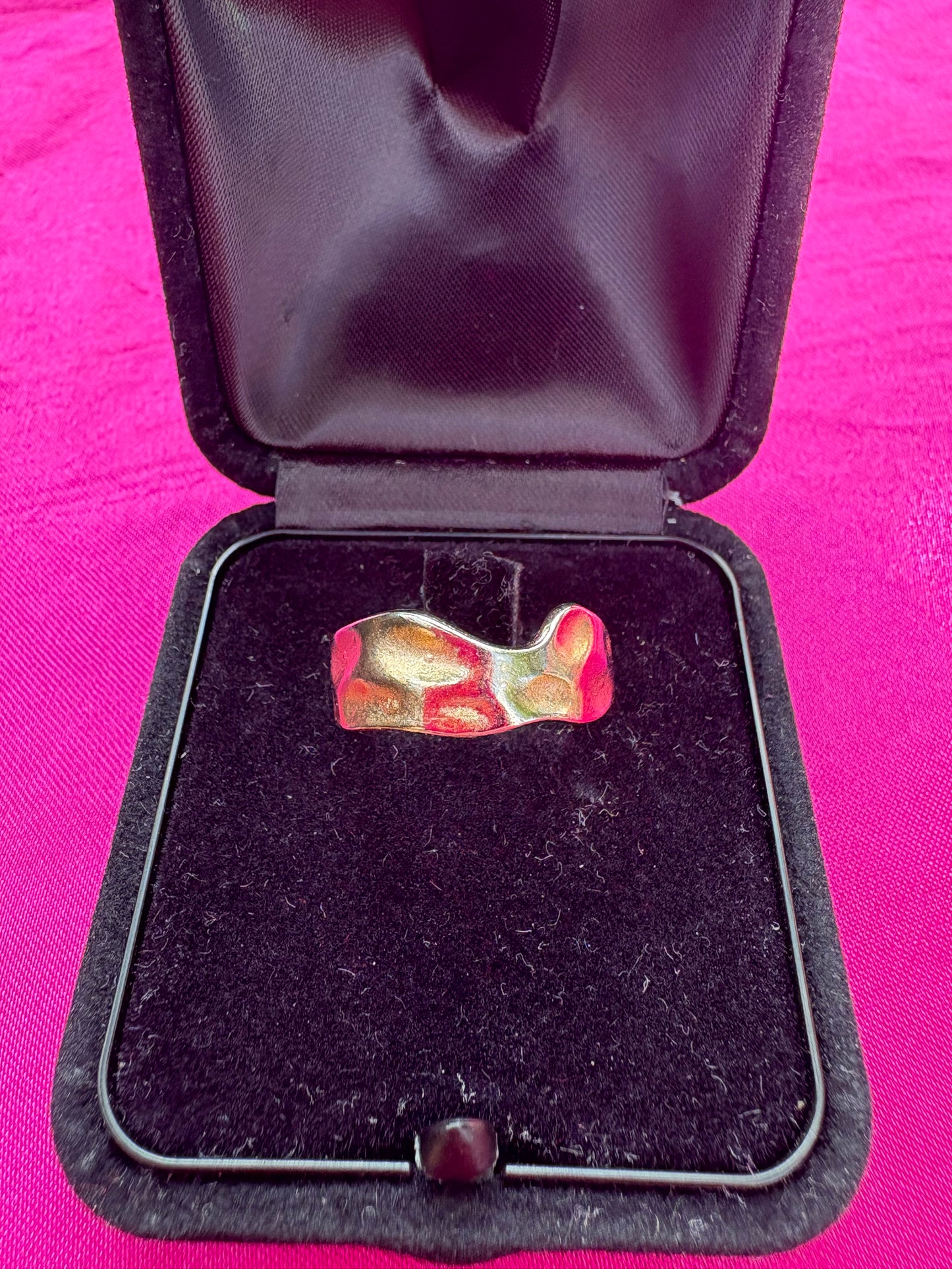 Gold Ripple Ring