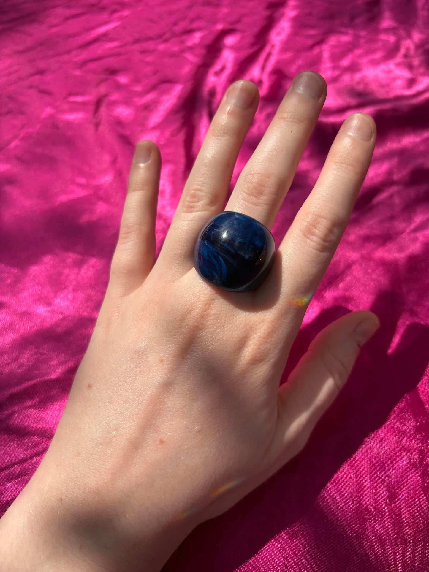 Blue Marble Ring