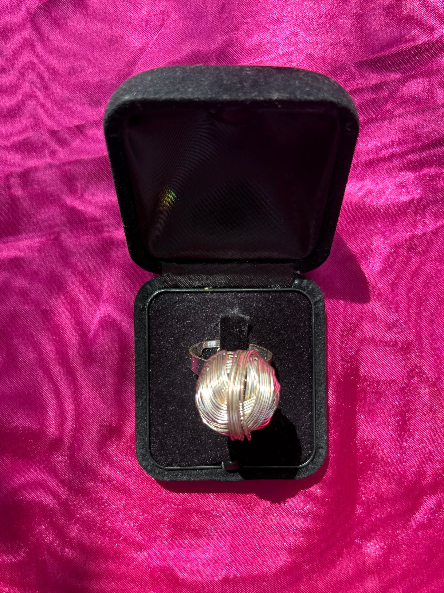 Knotted Silver Ring
