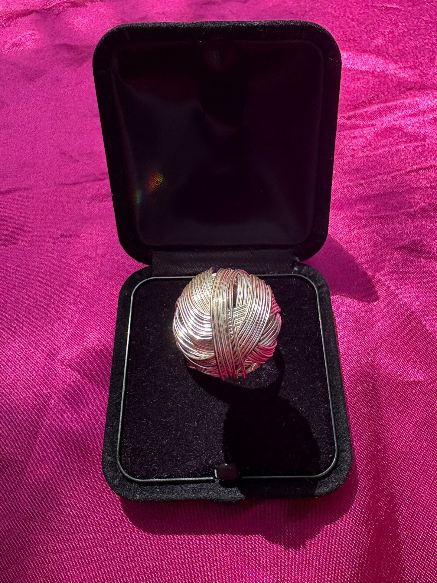 Knotted Silver Ring