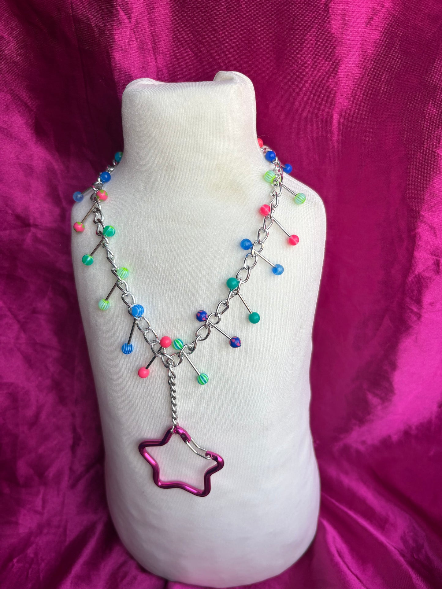 Impudent Carabiner Piercing Necklace