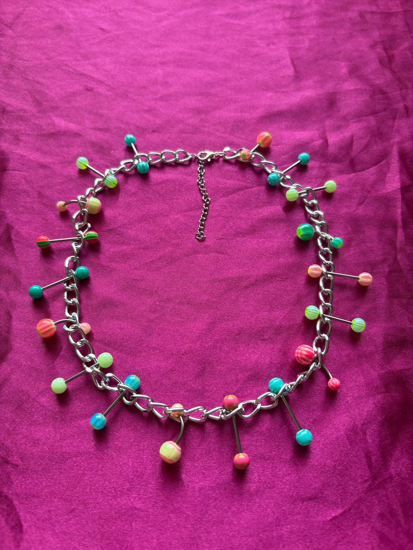 Neon Demon Piercing Necklace