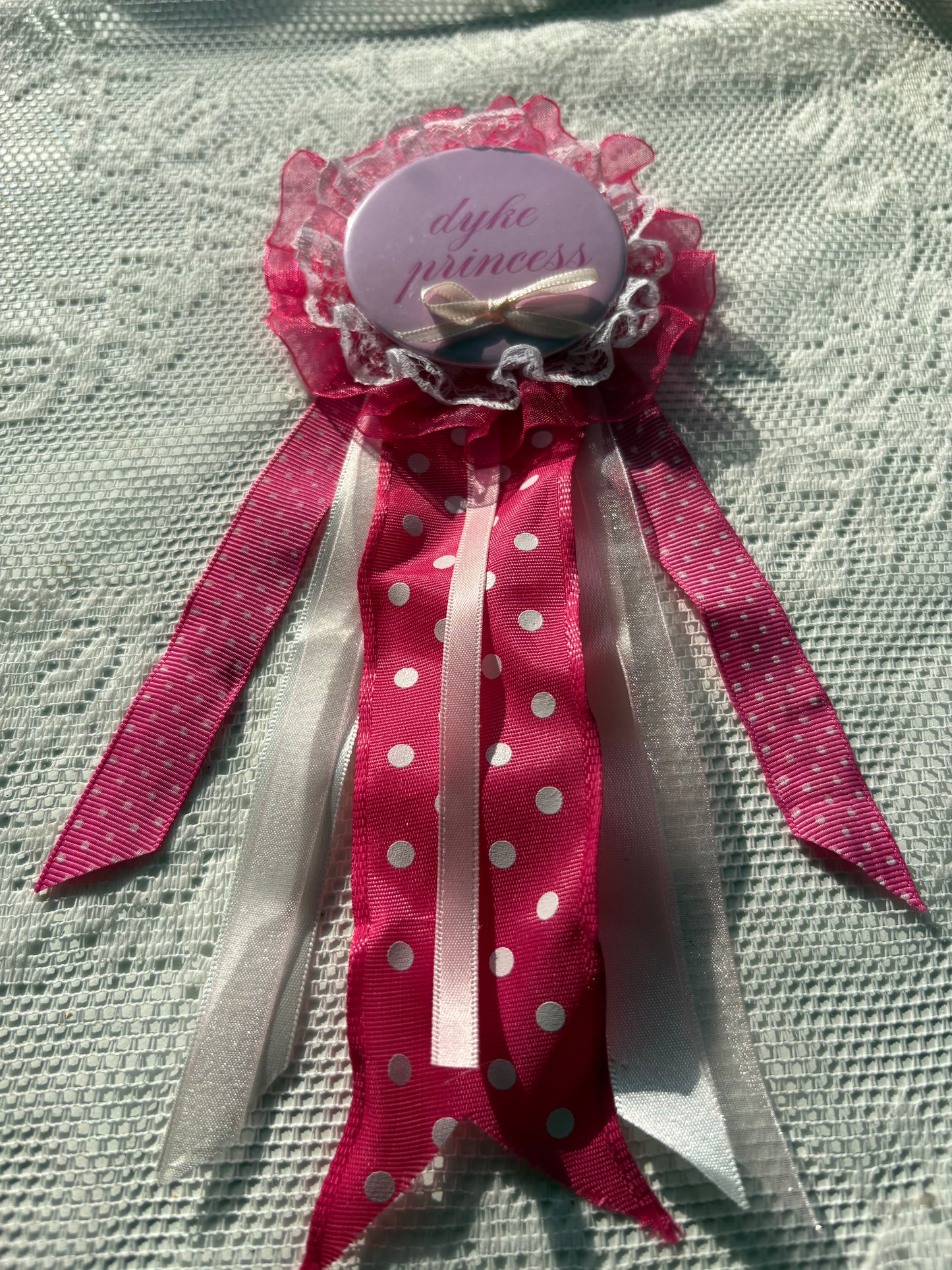 Pink Princess Rosette