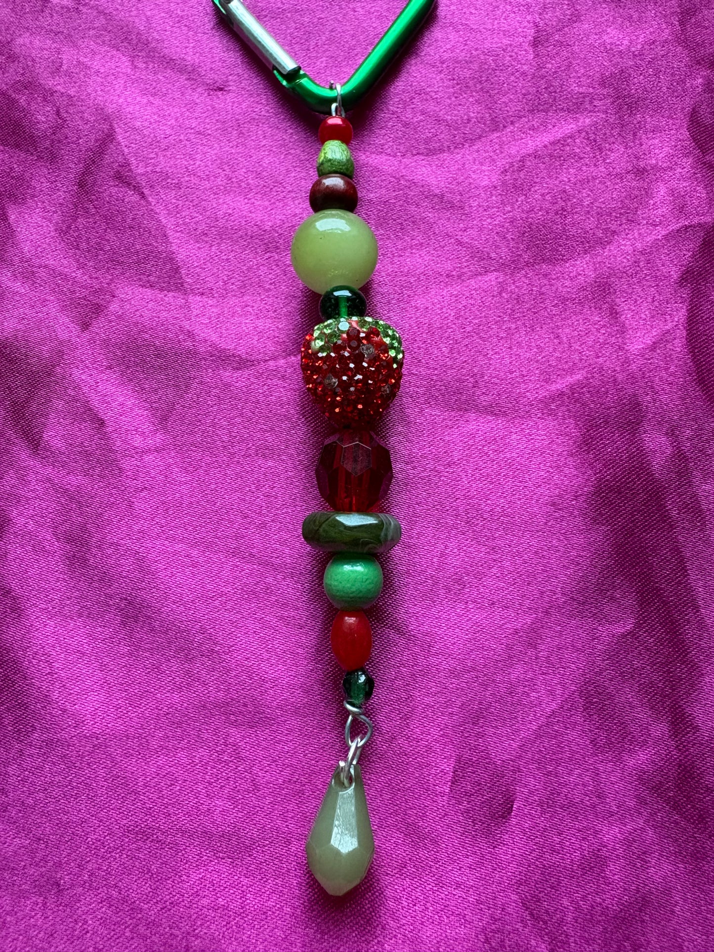 Strawberry Sweetheart Carabiner
