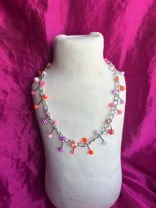 Lesbian Darling Piercing Necklace
