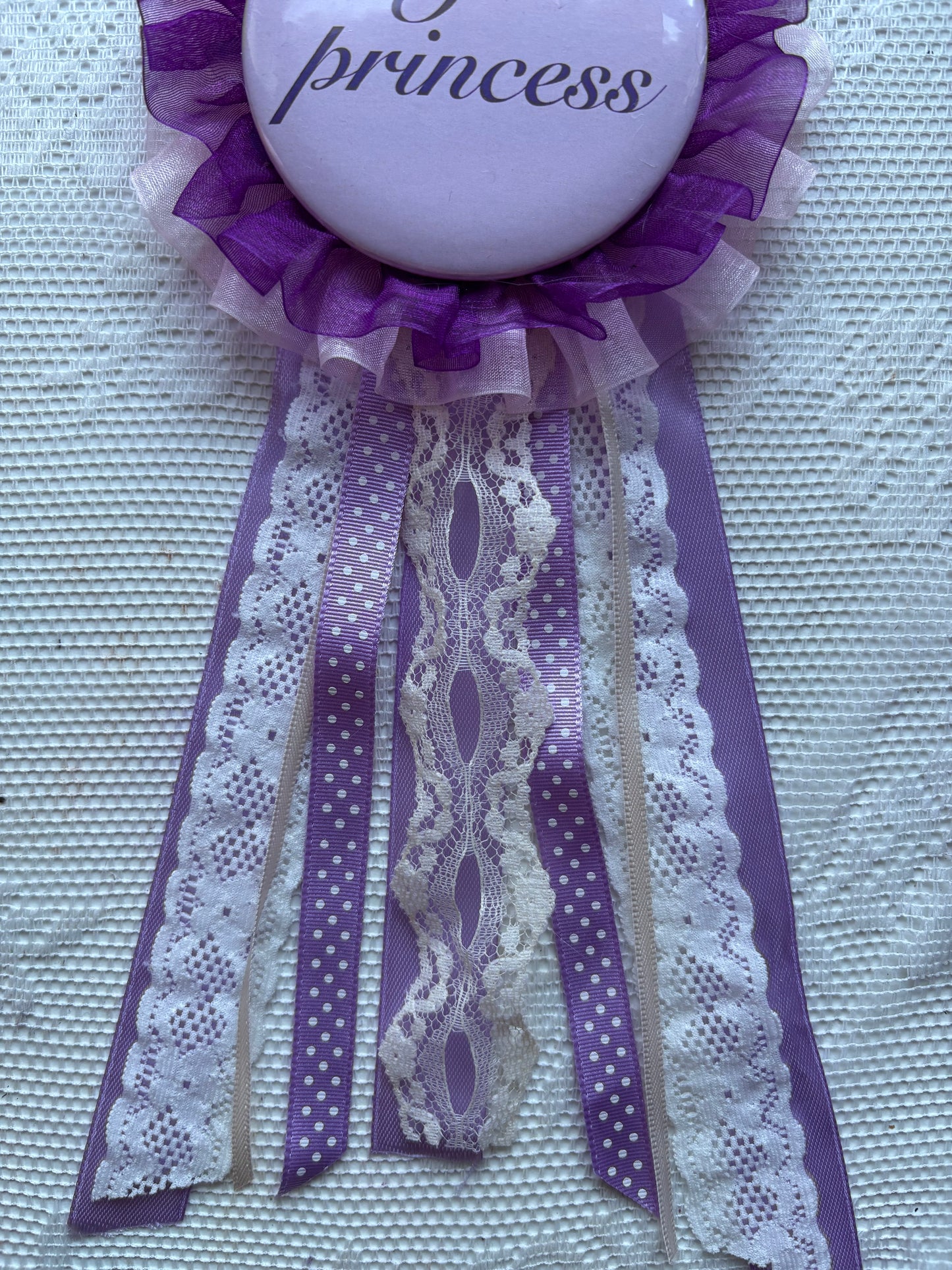 Purple Princess Rosette