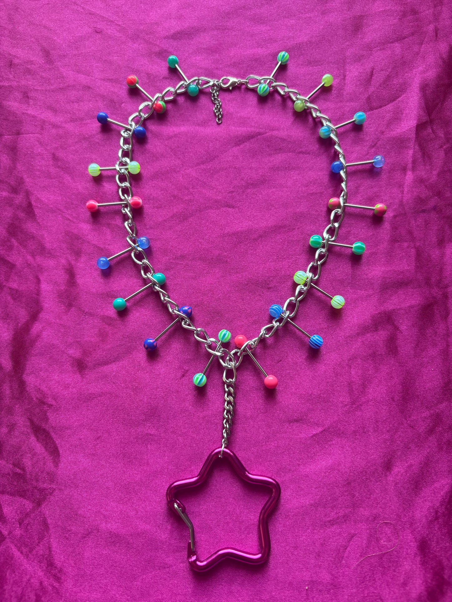 Impudent Carabiner Piercing Necklace