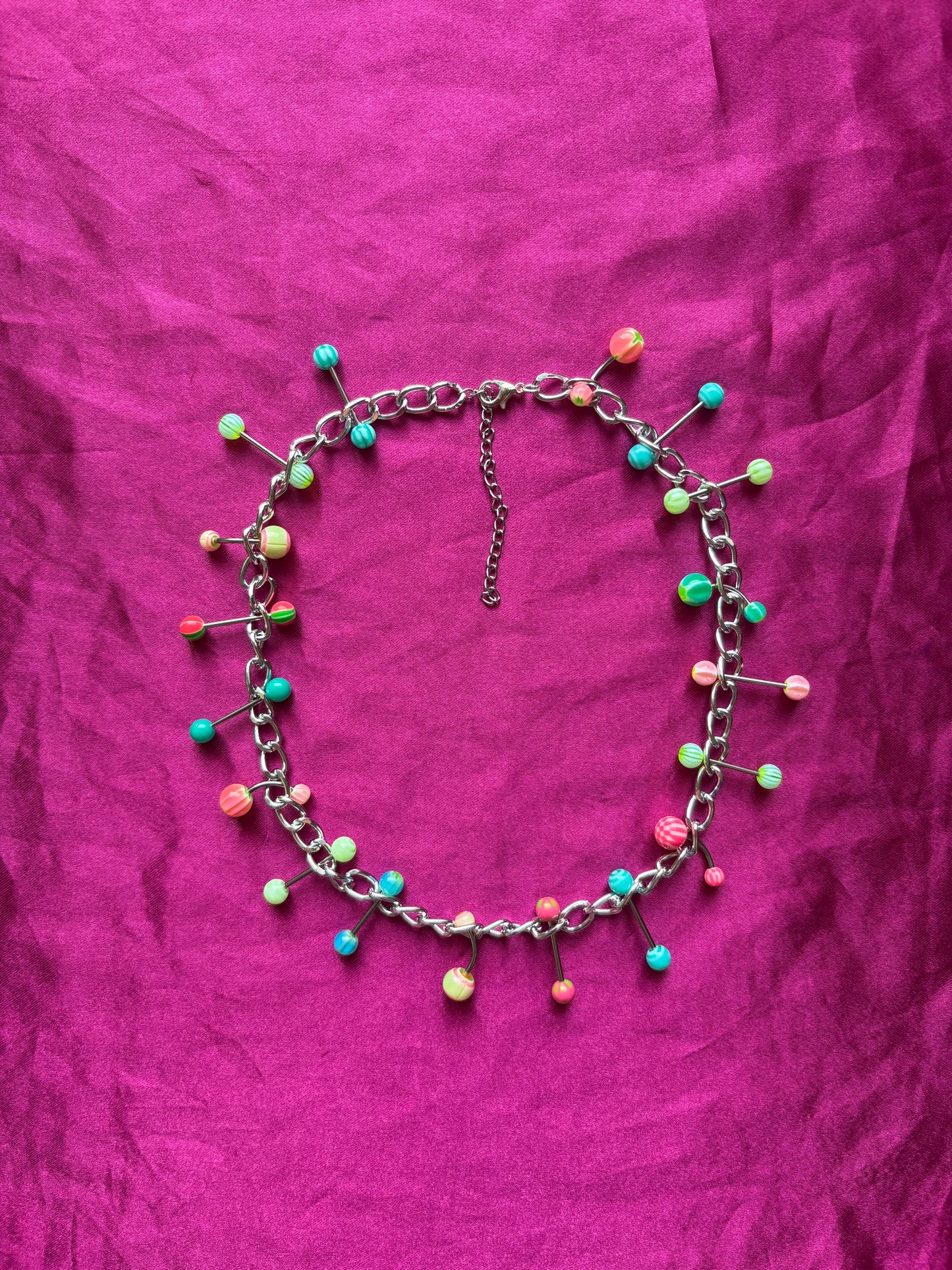 Neon Demon Piercing Necklace