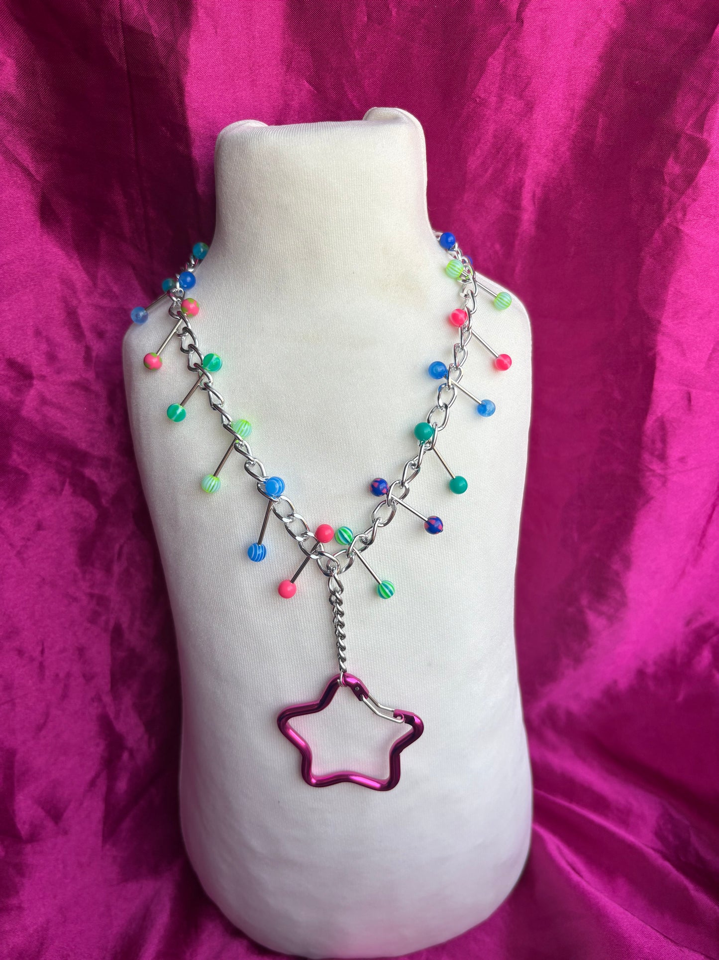 Impudent Carabiner Piercing Necklace