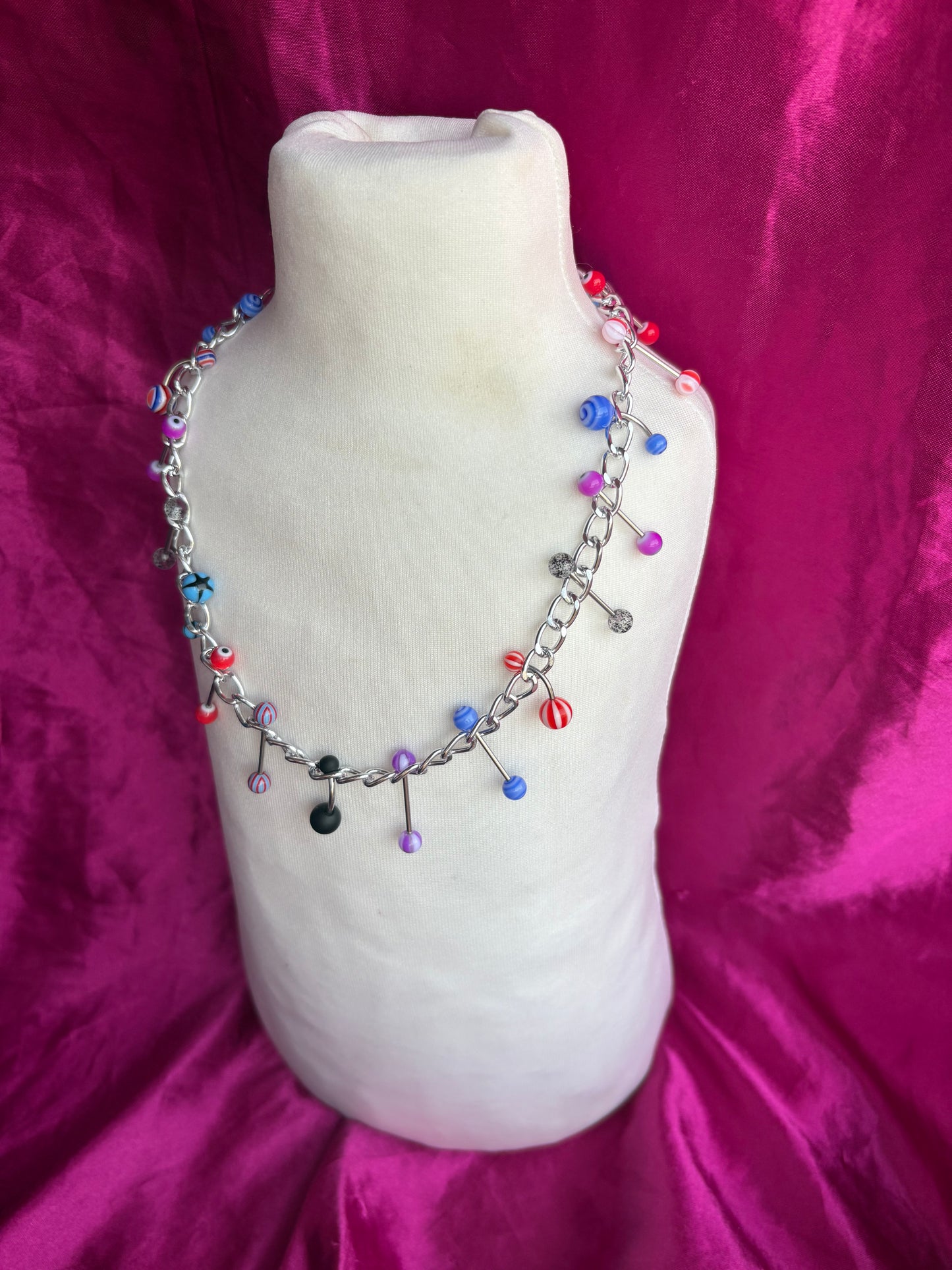 Joy and Rage Piercing Necklace