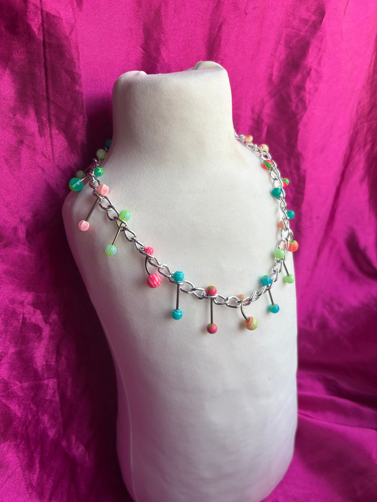 Neon Demon Piercing Necklace