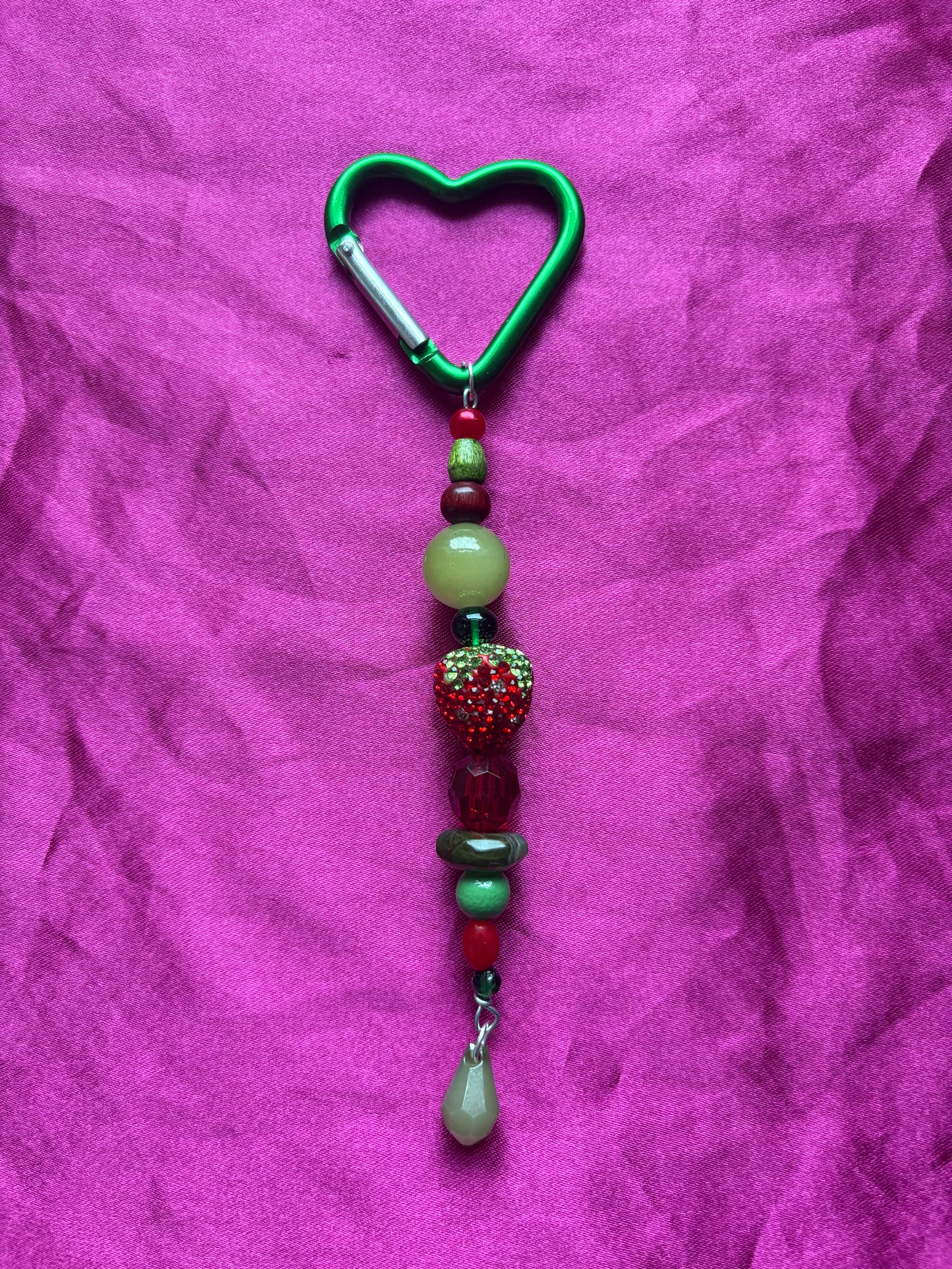 Strawberry Sweetheart Carabiner