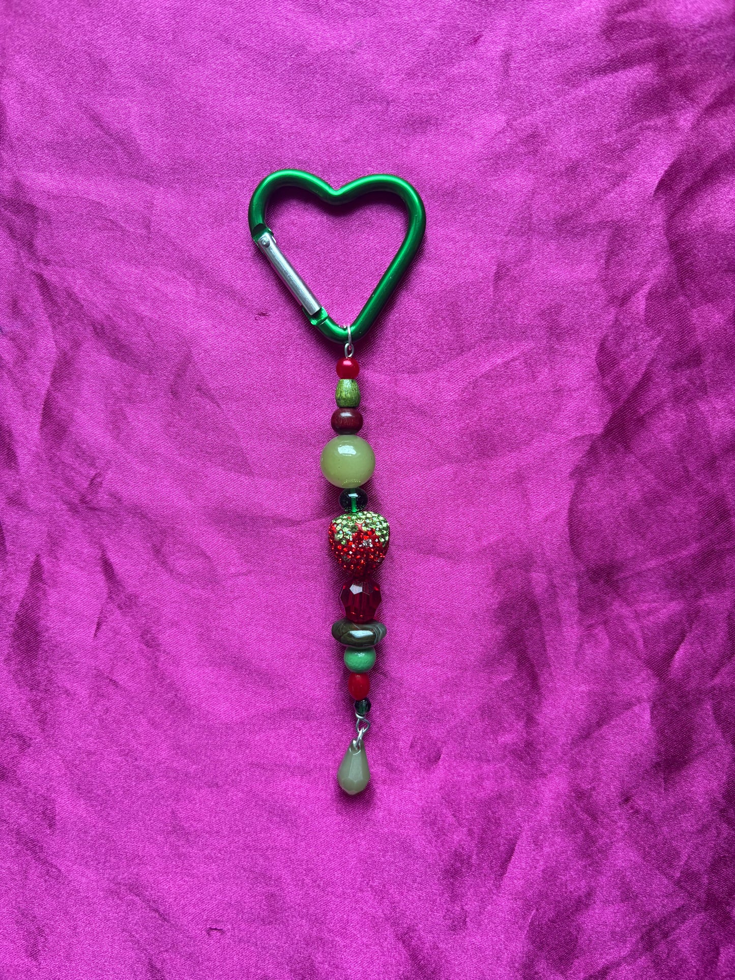 Strawberry Sweetheart Carabiner