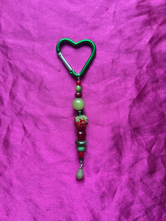 Strawberry Sweetheart Carabiner