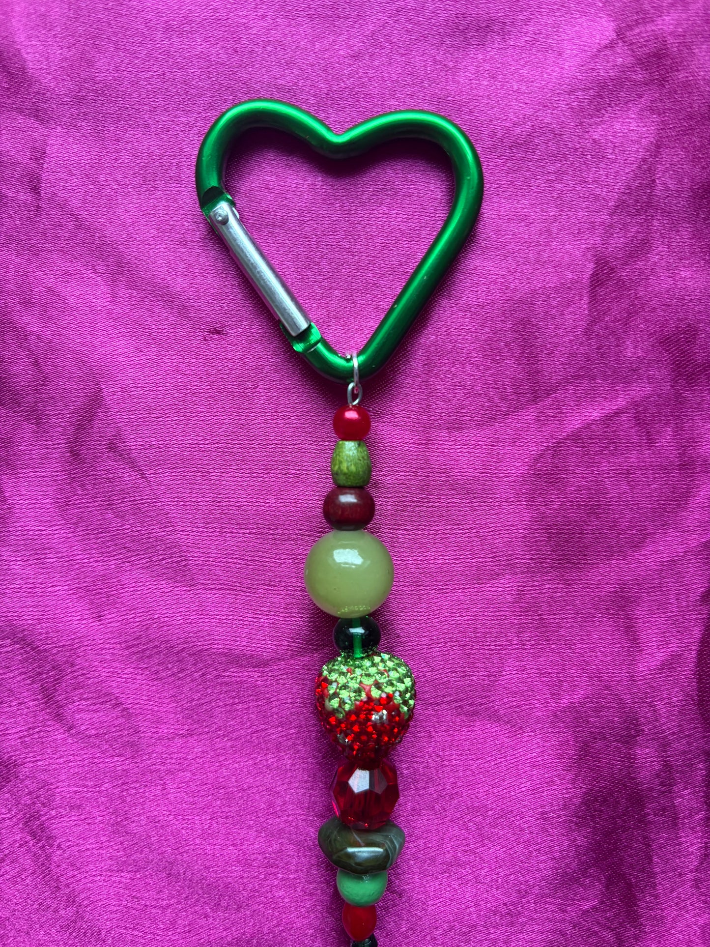 Strawberry Sweetheart Carabiner