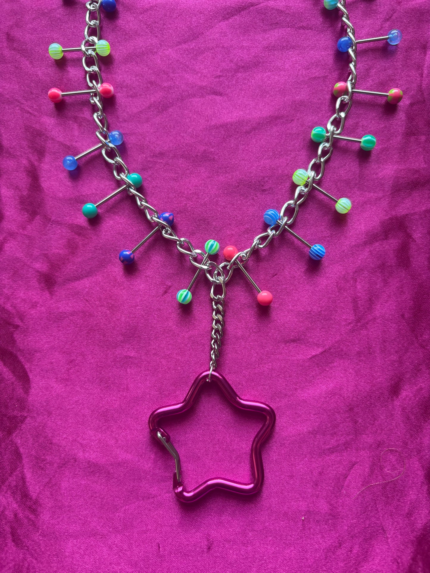 Impudent Carabiner Piercing Necklace