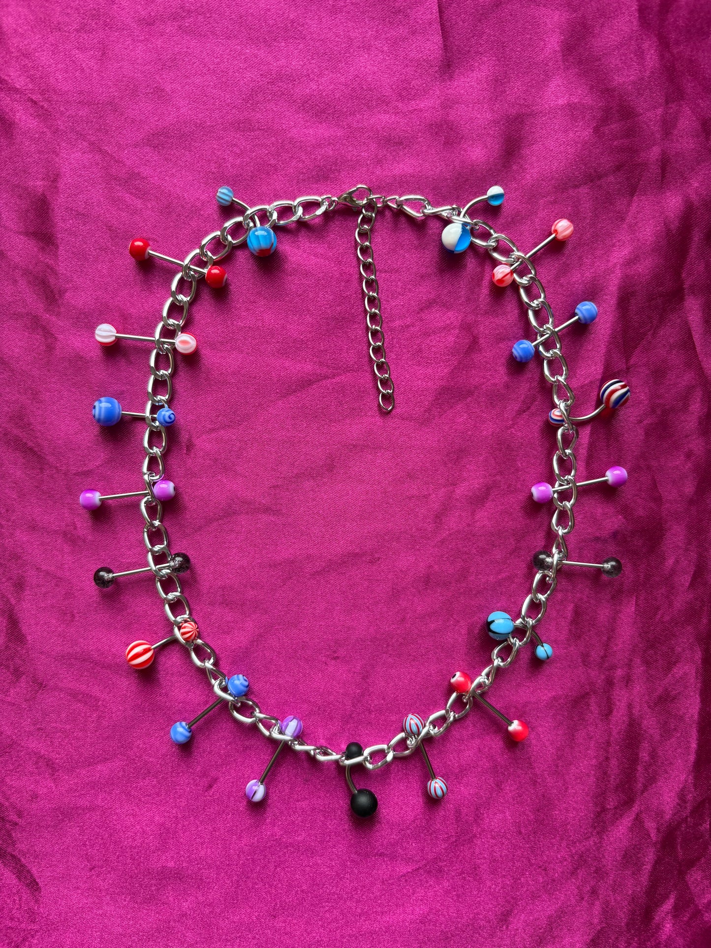 Joy and Rage Piercing Necklace