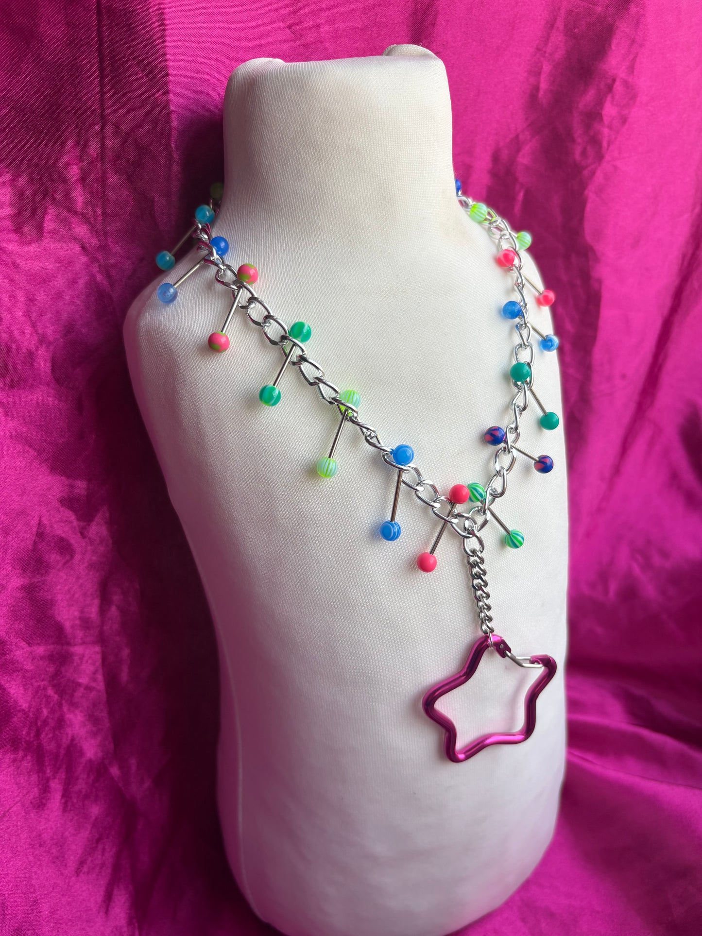 Impudent Carabiner Piercing Necklace