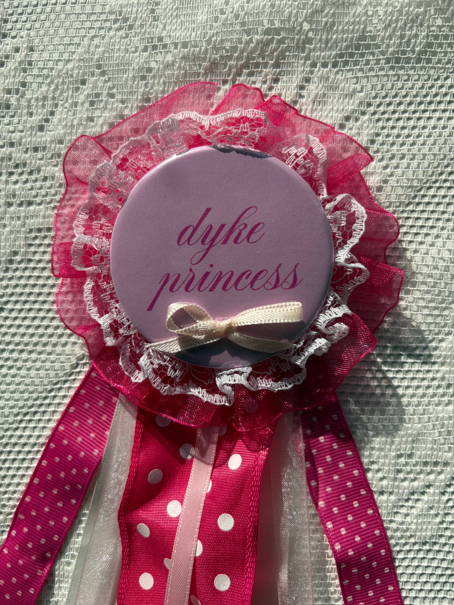 Pink Princess Rosette