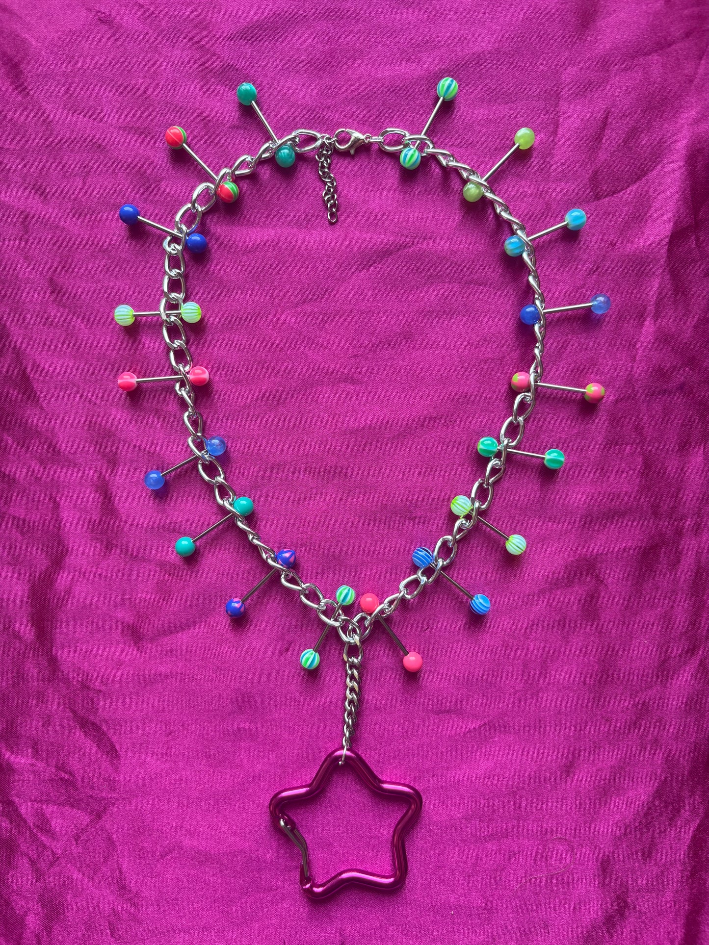 Impudent Carabiner Piercing Necklace