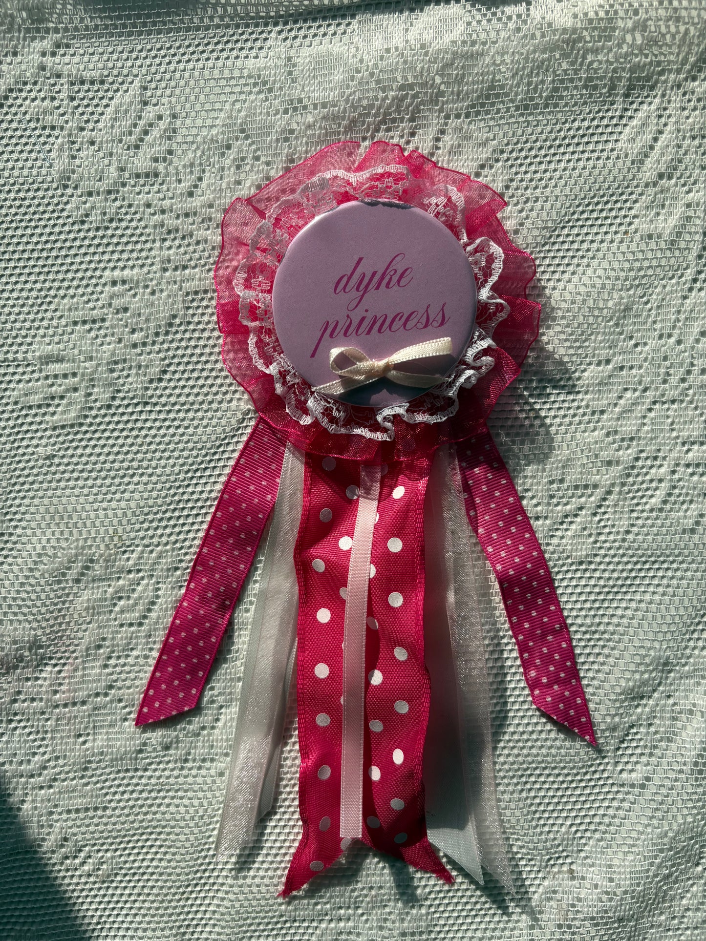 Pink Princess Rosette