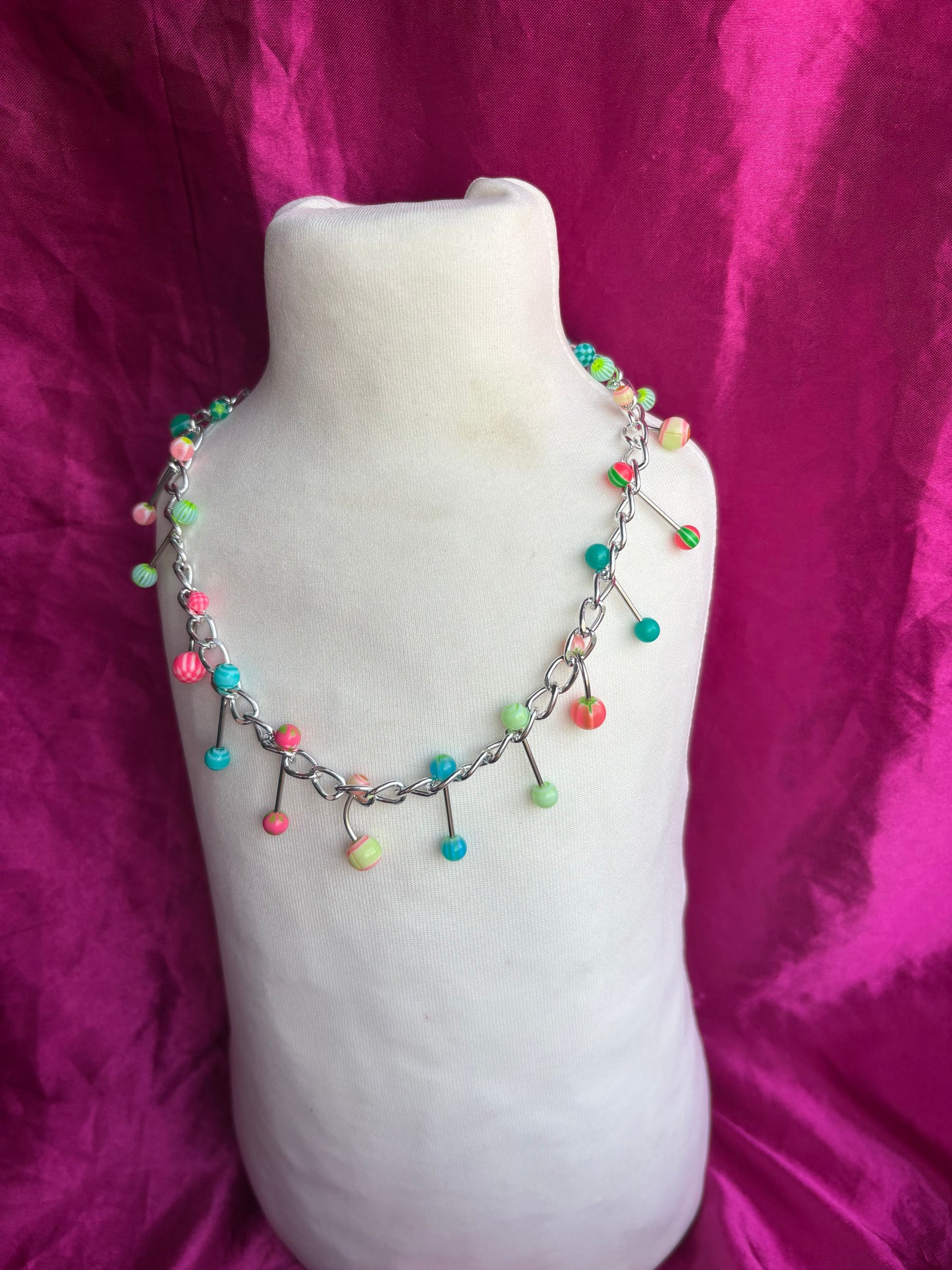 Neon Demon Piercing Necklace