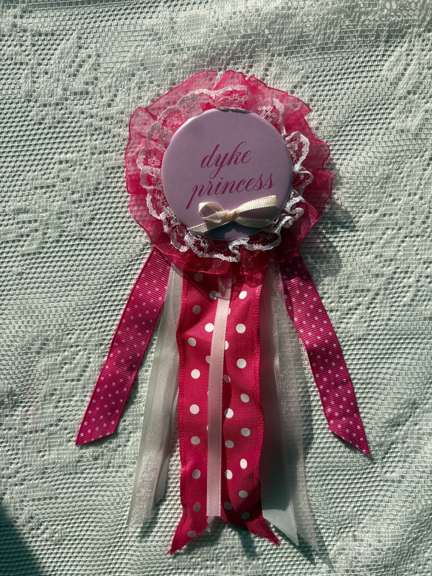 Pink Princess Rosette
