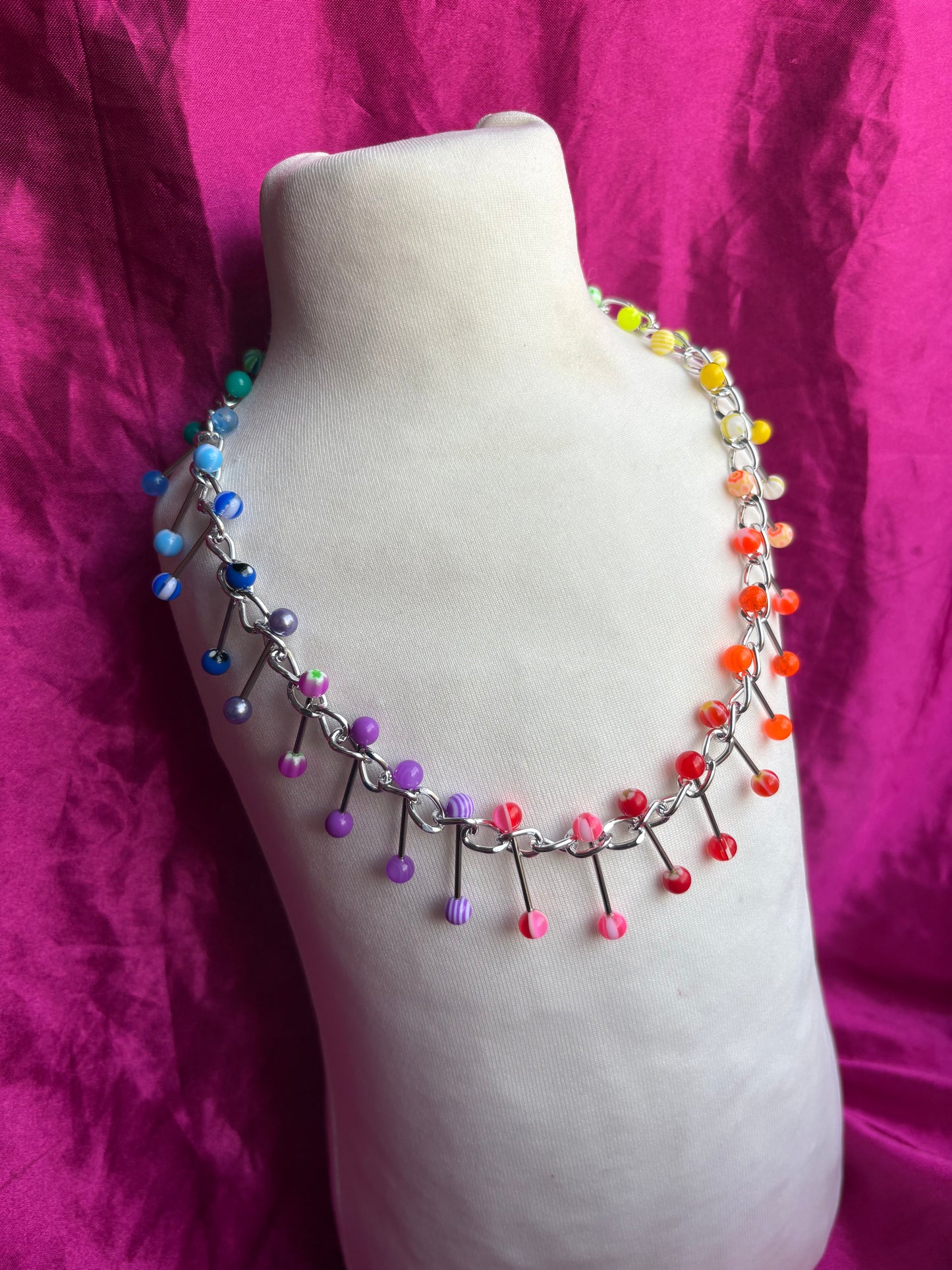 Reading Rainbow Piercing Necklace