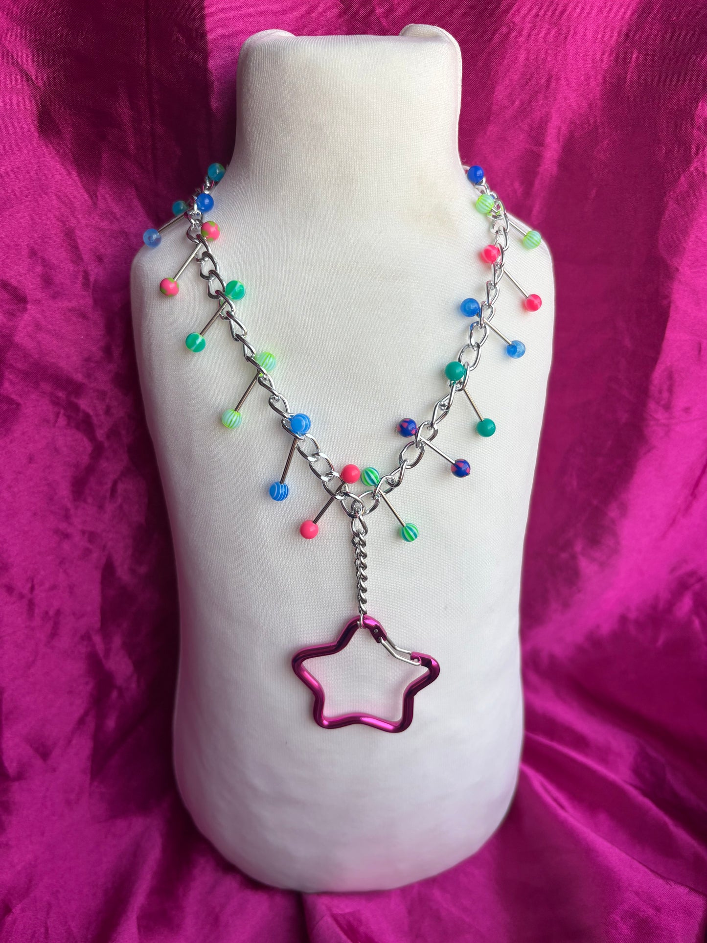 Impudent Carabiner Piercing Necklace