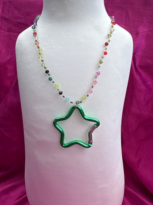 Lucky Charm Carabiner Necklace