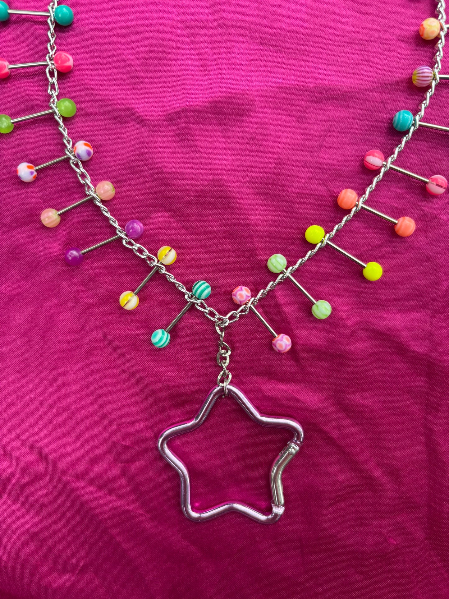Candy Dreams Piercing Carabiner Necklace