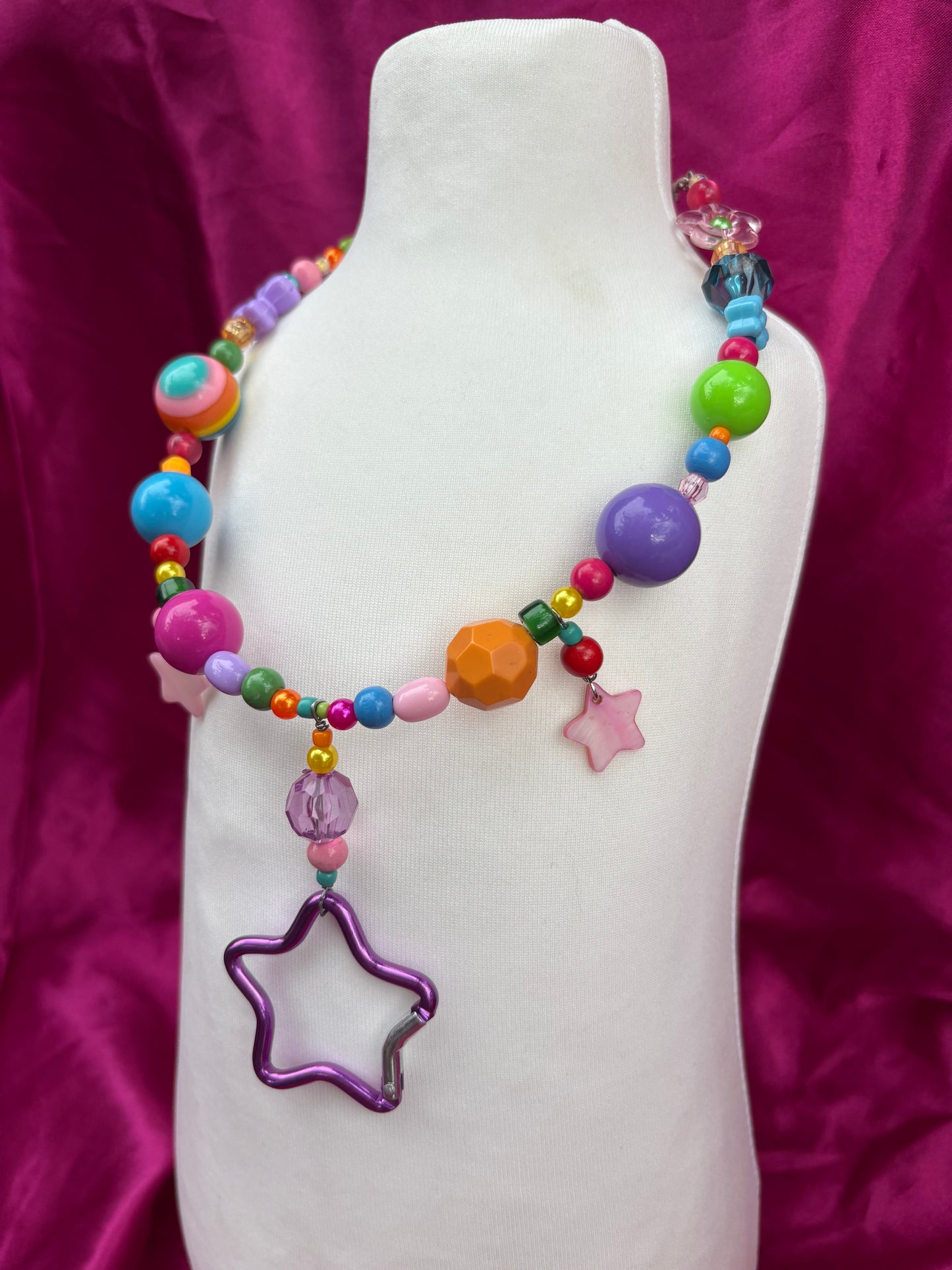 Super Star Carabiner Necklace