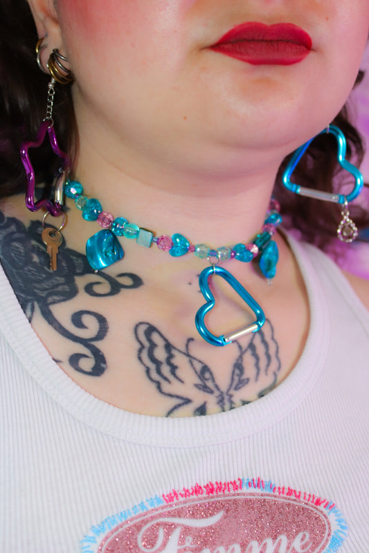 Only Ocean Carabiner Necklace