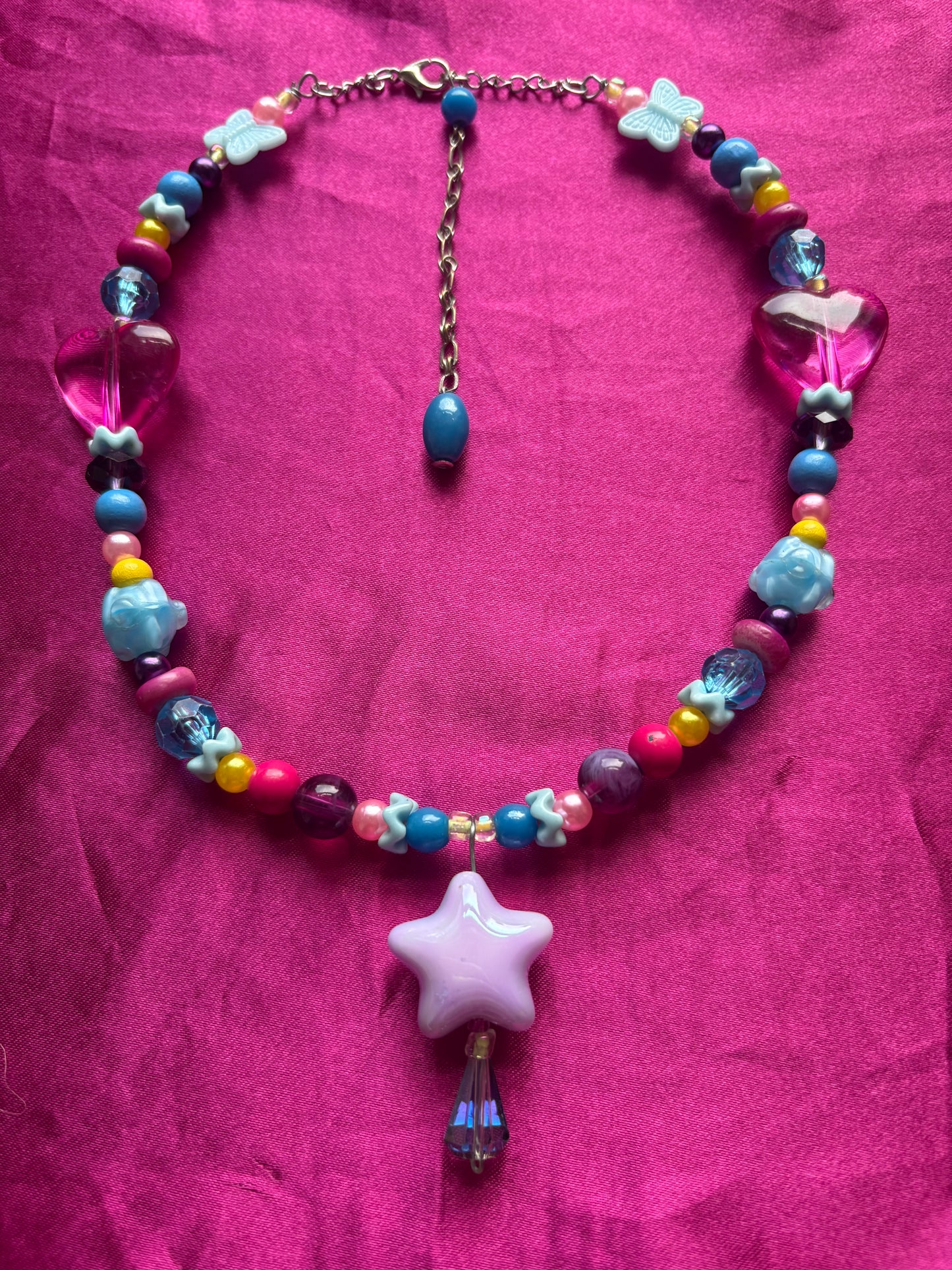 Simple Star Beaded Necklace