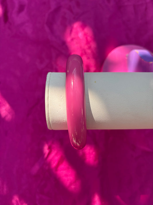 Pink Plastic Bangle