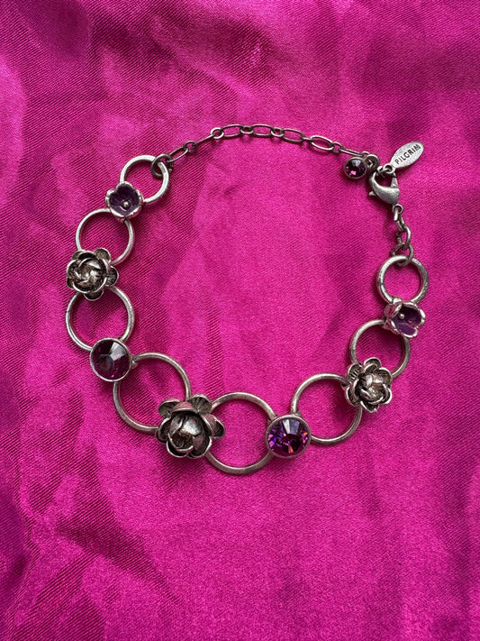 Rounded Roses Bracelet