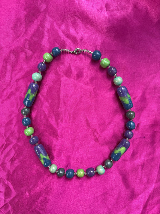 Swirly Beaded Necklace