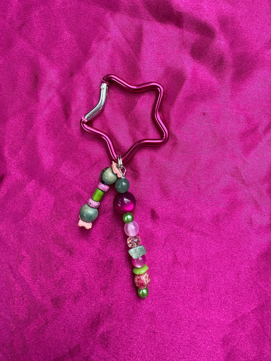 Pretty Pink Star Carabiner!