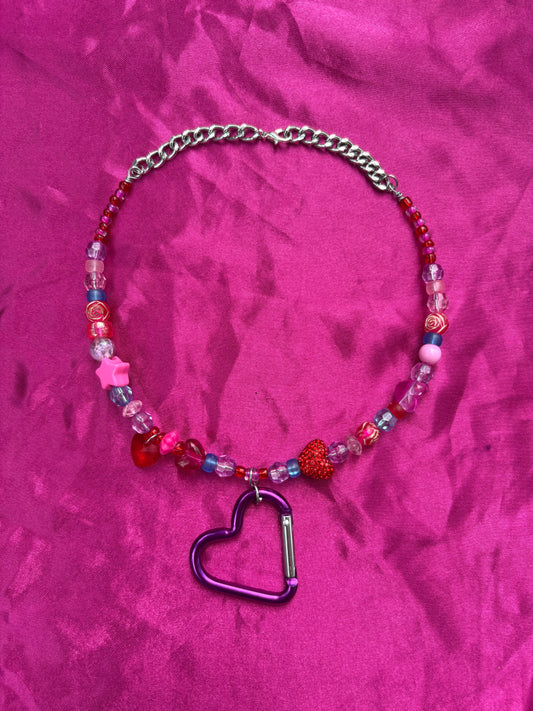 Darling Valentine Carabiner Necklace