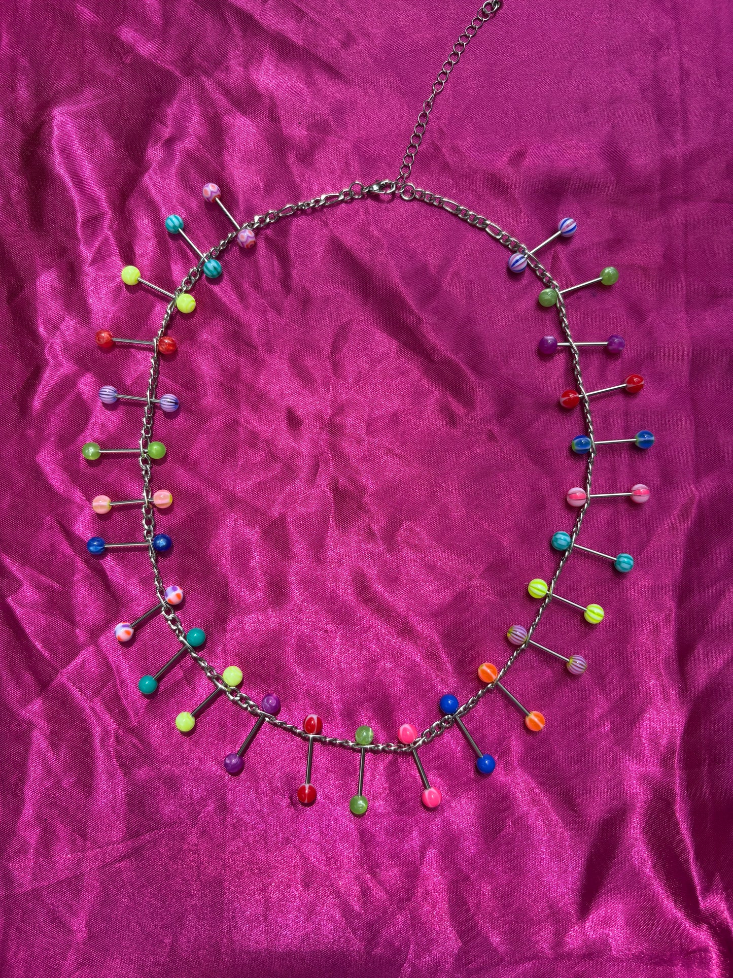 Bubblegum Piercing Necklace
