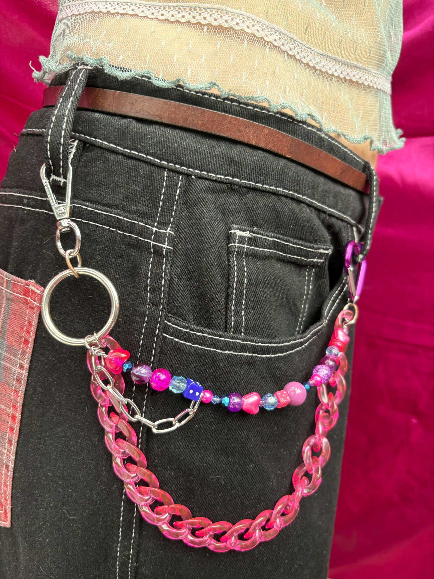 Pop Punk Princess Wallet Chain