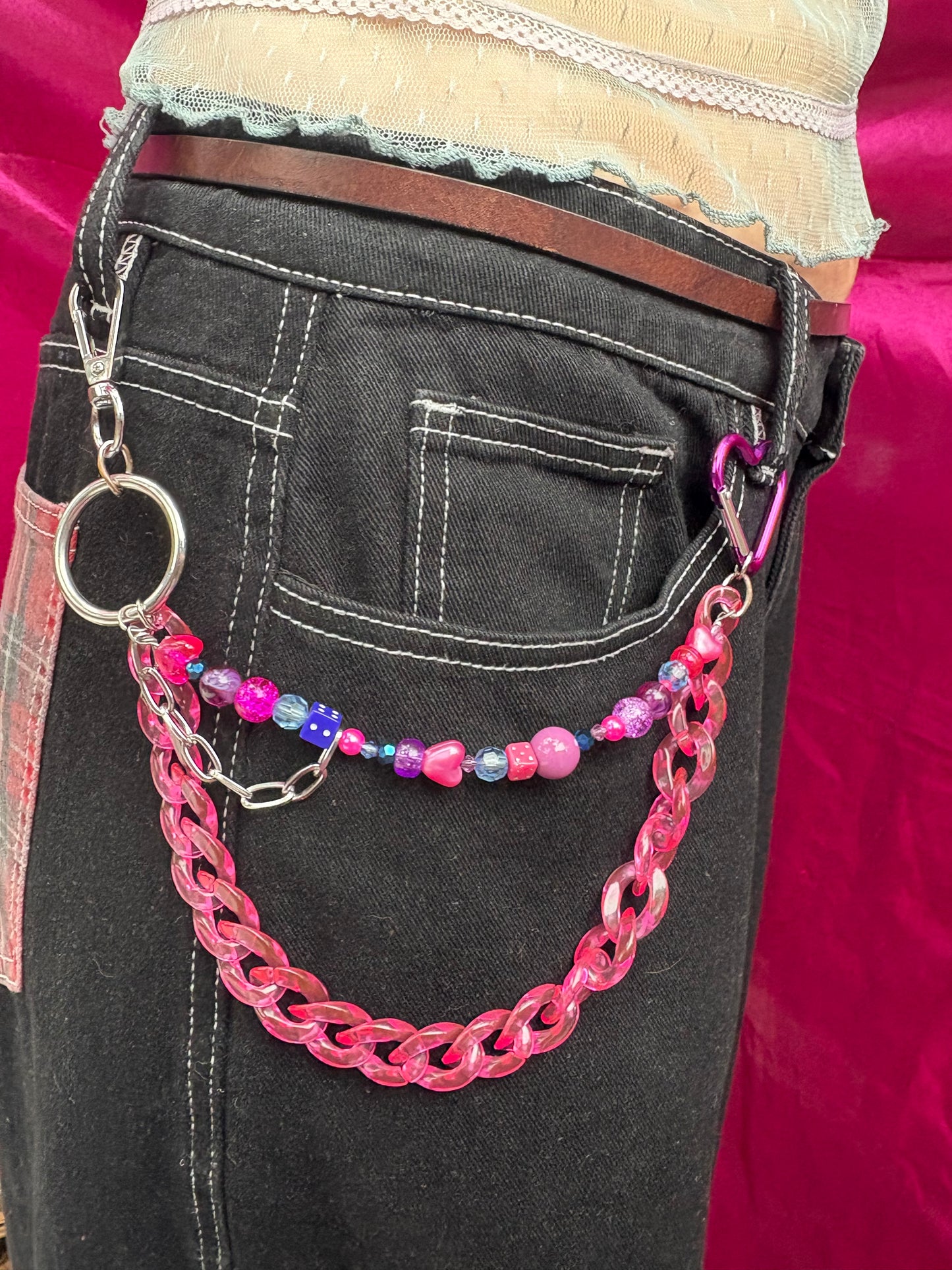 Pop Punk Princess Wallet Chain