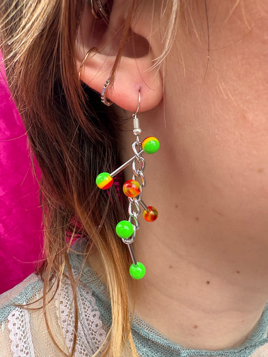 Jungle piercing earring