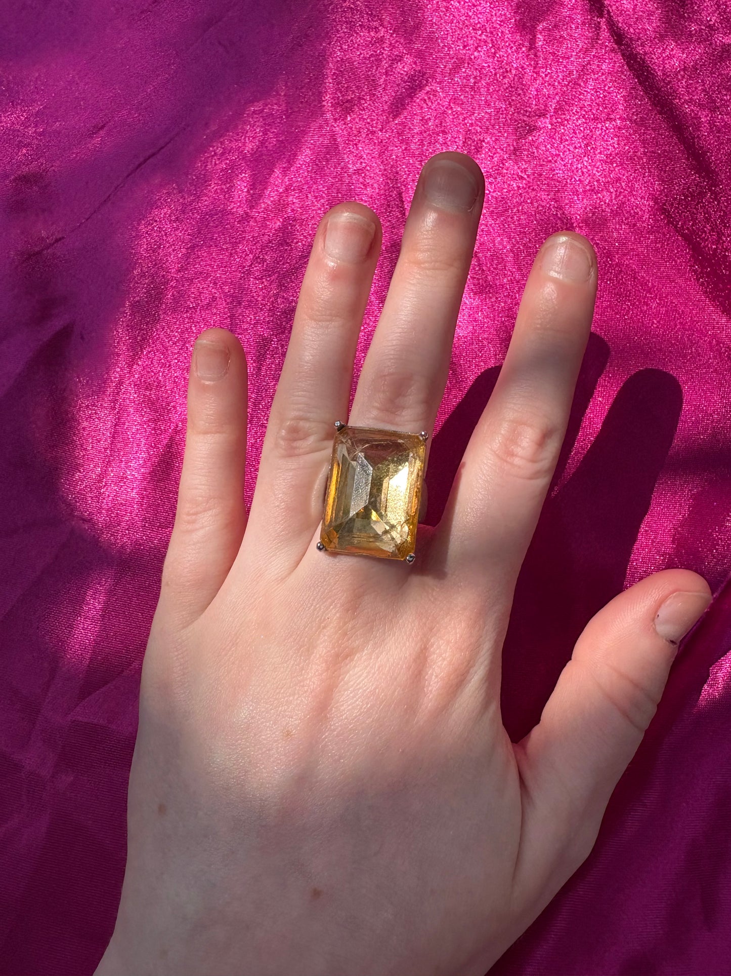 Gold Gemstone Ring