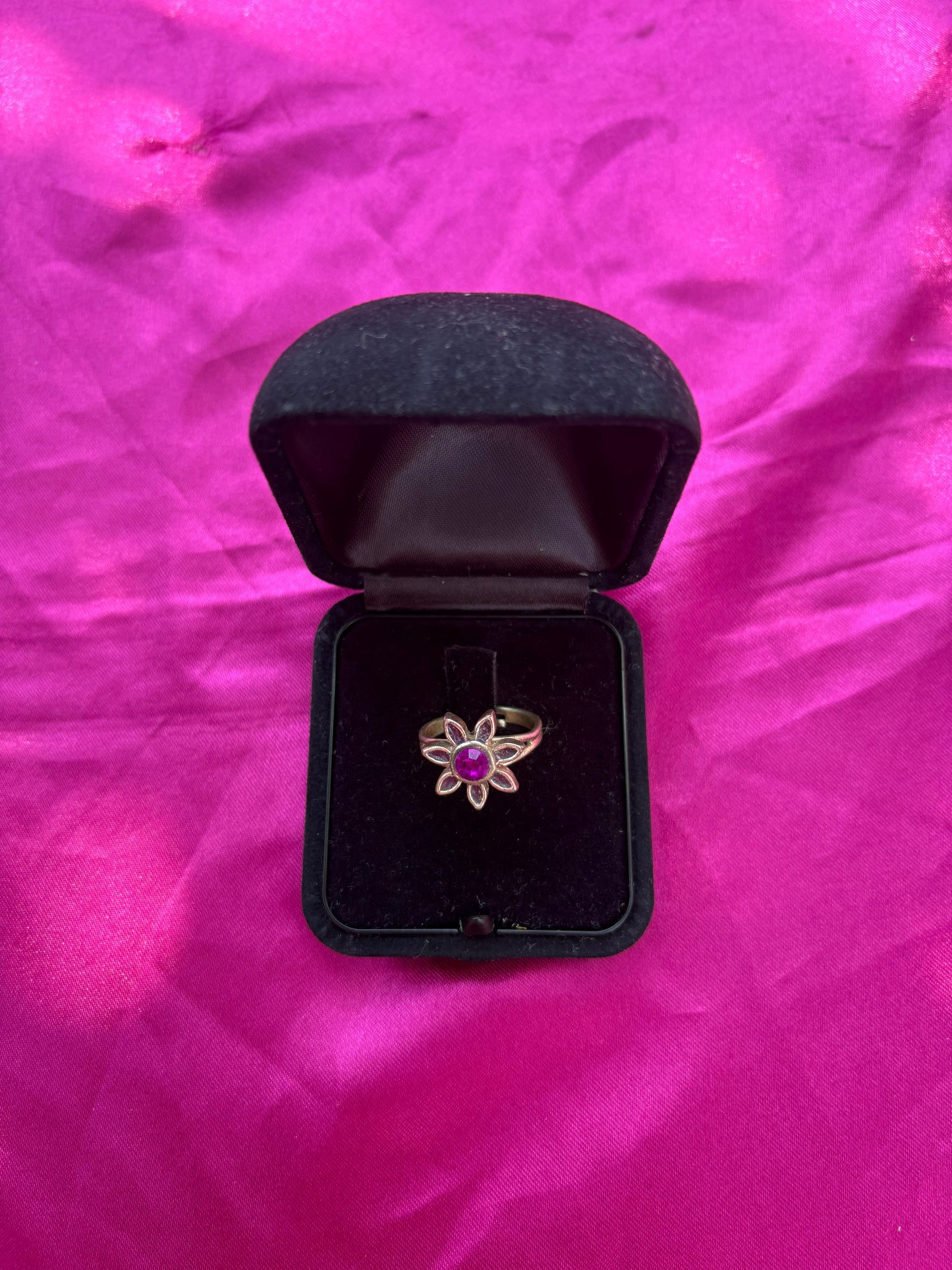 Purple Flower Ring