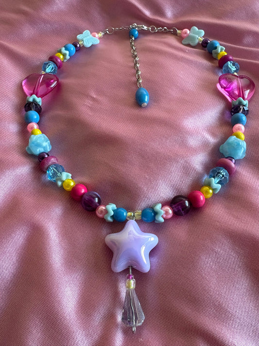 Simple Star Beaded Necklace