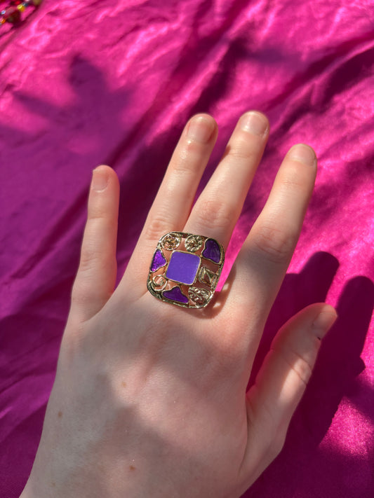 Purple Tile Ring